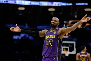 LeBron James Faces Lawsuit From Lakers Fan Over “Second Decision” Announcement (Photo by Ronald Martinez/Getty Images)