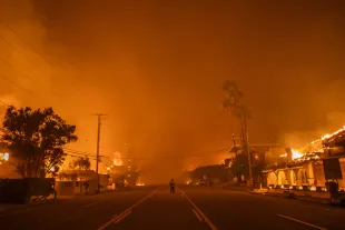 Jonathan Rinderknecht has been named as the suspected arsonist behind the Palisades Fire (Photo by Apu Gomes/Getty Images)