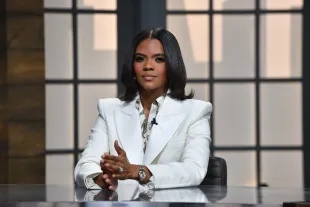 NASHVILLE, TENNESSEE - NOVEMBER 22: Candace Owens is seen on set of "Candace" on November 22, 2021 in Nashville, Tennessee. The show will air on Tuesday, November 23, 2021. (Photo by Jason Davis/Getty Images)