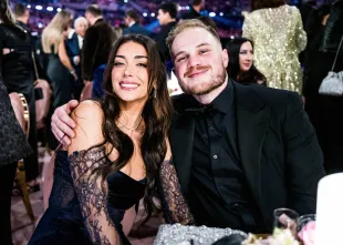 Brianna LaPaglia with ex Zach Bryan (Image via Getty)