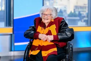 Sister Jean NCAA basketball icon dies at 106 (Photo by Roy Rochlin/Getty Images)