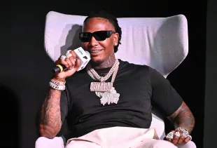 ATLANTA, GEORGIA - JULY 17: MoneyBagg Yo attends Pandora Playback With Moneybagg Yo at Pandora Atlanta on July 17, 2023 in Atlanta, Georgia. (Photo by Paras Griffin/Getty Images)