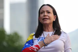Venezuelan opposition leader María Corina Machado has been named the 2025 Nobel Peace Prize laureate ahead of many nominees, including Donald Trump (Image by Jesus Vargas/Getty Images)