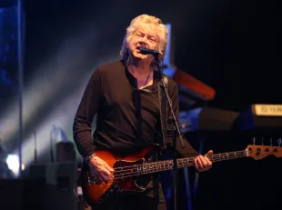 BOURNEMOUTH, ENGLAND - JUNE 11:  John Lodge of The Moody Blues perform at BIC on June 11, 2015 in Bournemouth, United Kingdom  (Photo by Harry Herd/Redferns via Getty Images)