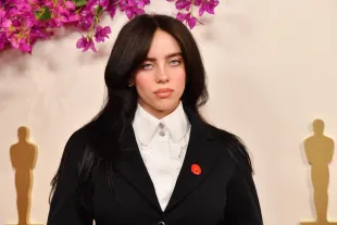 Billie Eilish attends the 96th Annual Academy Awards. (Photo by Sarah Morris/WireImage)