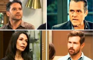 Clockwise from topleft, Dante, Sonny, Cody and Anna of General Hospital