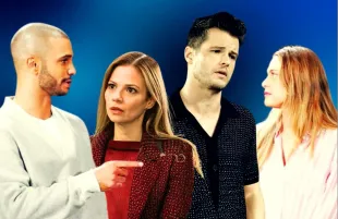 Holden, Sienna, Kyle and Claire from The Young and the Restless
