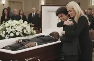A still from Doug's funeral on Beyond the Gates (Image via CBS Network)