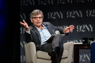 George Stephanopoulos with Arthur C. Brooks and Oprah Winfrey discuss "Build The Life You Want" at The 92nd Street Y, New York on September 12, 2023 in New York City. (Photo by Roy Rochlin/Getty Images)