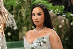 NEW YORK, NEW YORK - MAY 06: Demi Lovato attends The 2024 Met Gala Celebrating "Sleeping Beauties: Reawakening Fashion" at The Metropolitan Museum of Art on May 06, 2024 in New York City. (Photo by Dia Dipasupil/Getty Images)