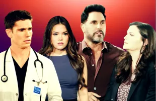 Finn, Luna, Bill and Katie of The Bold and the Beautiful
