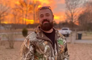Aaron Spencer was charged with the second-degree murder of Michael Fosler (Image via Facebook/Heather Spencer)