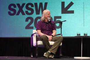 AUSTIN, TEXAS - MARCH 09: Dan Clancy, CEO, Twitch, speaks at the Channels live podcast at the Vox Media Podcast Stage presented by Smartsheet At SXSW on March 09, 2025 in Austin, Texas. (Photo by Rick Kern/Getty Images for Vox Media)
