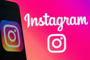 Logos of Instagram social media application are seen on February 20, 2023 in L'Aquila, Italy. Meta CEO Mark Zuckerberg announced the launch of a paid subscription starting at $11.99 per month for users to authenticate their profiles on Meta platforms (Facebook, Instagram). (Photo by Lorenzo Di Cola/NurPhoto via Getty Images)