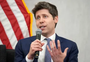 Sam Altman responded to the criticism that emerged from his first post (Image via Getty)