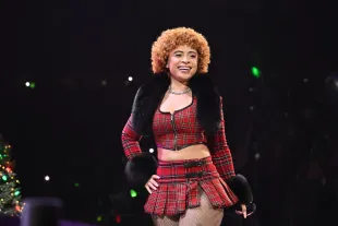 ATLANTA, GEORGIA - DECEMBER 14: Ice Spice performs onstage during iHeartRadio Power 96.1's Jingle Ball 2023 at State Farm Arena on December 14, 2023 in Atlanta, Georgia. (Photo by Paras Griffin/Getty Images for iHeartRadio)