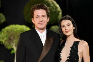 BEVERLY HILLS, CALIFORNIA - MARCH 02: (L-R) Charlie Puth and Brooke Sansone attend the 2025 Vanity Fair Oscar Party Hosted By Radhika Jones at Wallis Annenberg Center for the Performing Arts on March 02, 2025 in Beverly Hills, California.  (Photo by Cindy Ord/VF25/Getty Images for Vanity Fair)