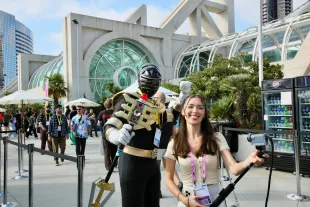 SAN DIEGO, CALIFORNIA - SEPTEMBER 21: BSmokeyGaming and guest attend TwitchCon 2024 San Diego on September 21, 2024 in San Diego, California. (Photo by Robin L Marshall/Getty Images)