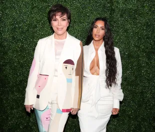 Kim Kardashian and Kris Jenner (Image Via Getty)