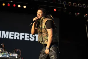MILWAUKEE, WISCONSIN - JUNE 27: Skrilla performs onstage during day 5 at Summerfest 2025 at Henry Maier Festival Park on June 27, 2025 in Milwaukee, Wisconsin. (Photo by Joshua Applegate/Getty Images)