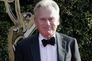 Celebrity Wheel of Fortune's Pat Sajak attends the 44th Annual Daytime Creative Arts Emmy Awards - Arrivals (Image via Getty)
