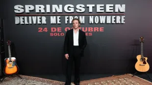 Jeremy Allen White at Springsteen: Deliver Me from Nowhere tour in Madrid via IG/@20thcenturystudios