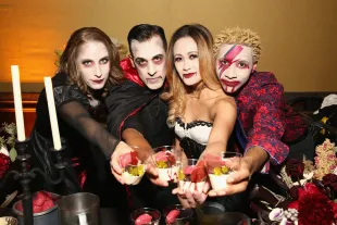 NEW YORK, NY - OCTOBER 14:  Pastry Chef Richard Capizzi and staff attend Sinful Sweets and Spellbinding Spirits: A Halloween Dessert Party hosted by Duff Goldman at Prince George Ballroom on October 14, 2016 in New York City.  (Photo by Monica Schipper/Getty Images for NYCWFF)