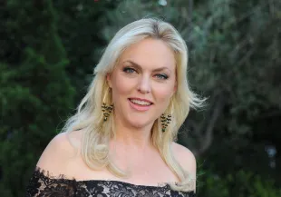 LOS ANGELES, CA - SEPTEMBER 10:  Actress Elaine Hendrix arrives at Mercy For Animals Hidden Heroes Gala 2016 at Vibiana on September 10, 2016 in Los Angeles, California.  (Photo by Gregg DeGuire/Getty Images,)