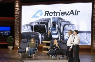 Retrievair on Shark Tank (Image via Retrievair)