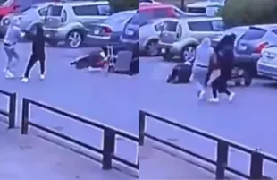 THF Bayzoo's alleged shooting video. (Photo: X/@AkademiksTV)