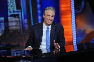 Jon Stewart hosts "The Daily Show with Jon Stewart" #JonVoyage on August 6, 2015 in New York City.  (Photo by Brad Barket/Getty Images for Comedy Central)