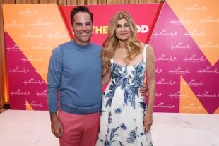 David Windsor and Connie Britton attend “The Motherhood” Press Luncheon with Connie Britton Hosted by Hallmark Channel on Thursday, May 1, 2025 (Image via Getty)