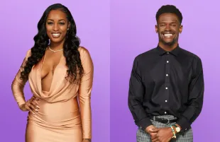 Kalybriah and Edmond from Love Is Blind season 9 (Image via Tudum by Netflix)