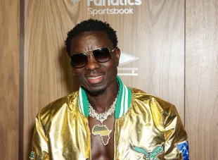 Michael Blackson got engaged to Rada Darling in 2021 (Image via Getty)