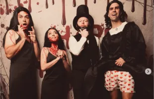 7 Celebrities Who Paid Tribute to Other Stars This Halloween with Their Costumes (Image via Instagram / @sarahhyland)