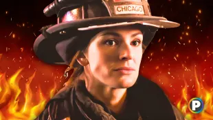 Daisy Betts as Rebecca Jones (Custom cover edited by Primetimer, original image via  YouTube/ @nbconechicago)