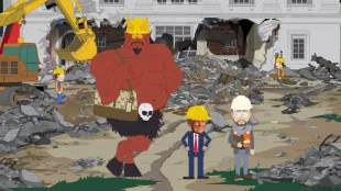 A scene from South Park Halloween special episode. (Image via X/@SouthPark)