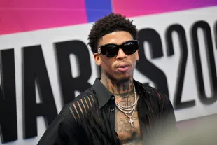 NLE Choppa attends the 2024 BET Awards at Peacock Theater on June 30, 2024 in Los Angeles, California.  (Photo by Paras Griffin/Getty Images for BET)