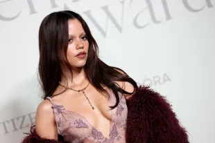 BEL AIR, CALIFORNIA - OCTOBER 23: Jenna Ortega attends the InStyle Imagemaker Awards 2025 at a Private Residence on October 23, 2025 in Bel Air, California.  (Photo by Monica Schipper/Getty Images)