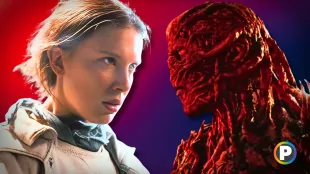 Millie Bobby Brown as Eleven and Jamie Campbell as Vecna in Stranger Things Season 5 (Custom cover edited by Primetimer, Original Image ©️Netflix)