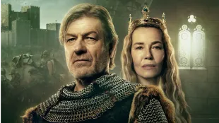 Sean Bean and Connie Nielsen in Robin Hood Season 1 (via Instagram @mgmplus)