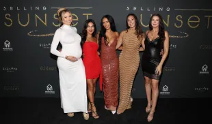 BEVERLY HILLS, CALIFORNIA - OCTOBER 29: Khloe Terae, Nathalia Castellon, Bre Tiesi, Khloe Terae and Lauren Little attend the "Selling Sunset" Season 9 Premiere Party Hosted by Bre Tiesi at Gravitas on October 29, 2025 in Beverly Hills, California. (Photo by Jerritt Clark/Getty Images for "Selling Sunset")