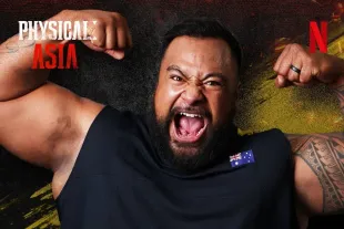 Eddie Williams from Team Australia, Physical: Asia (Image via Netflix)