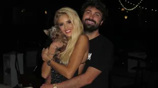 Emma & Blake from Selling Sunset (Image Via Instagram/@beachboybd)