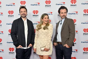 (L-R) Will Friedle, Danielle Fishel, and Rider Strong. (Photo by David Becker/Getty Images for iHeartRadio)