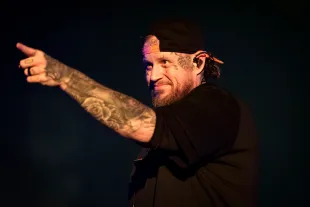 PERTH, AUSTRALIA - NOVEMBER 02: Jelly Roll performs on stage at Strummingbird Festival on November 02, 2025 in Perth, Australia. (Photo by Matt Jelonek/Getty Images)