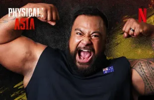 Eddie Williams from Team Australia, Physical: Asia (Image via Netflix)