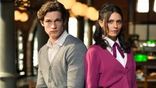 Damian Hardung and Harriet Herbig-Matten in Maxton Hall—The World Between Us Season 2 (via Instagram @primevideoca)