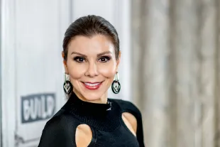 The Real Housewives of Orange County Heather Dubrow attends Build Brunch to discuss the new book 'The Dubrow Diet' (Image via Getty)