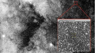 This image shows the observation of comet 3I/ATLAS when it was discovered on July 1, 2025. The NASA-funded ATLAS survey telescope in Chile first reported that the comet originated from interstellar space. (Image via science.nasa.gov)